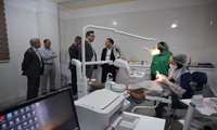 بازدید معاون بهداشتی وزیر بهداشت، از مرکز خدمات جامع سلامت شهری سعادت شهر بندرعباس
