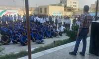 دوره آموزشی پدافند غیرعامل و پیشگیری از سوانح و حوادث ترافیکی در هنرستان پسرانه پورفسور حسابی شهر بندرعباس