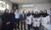 تجلیل از کارکنان آزمایشگاه مرکز بهداشت 
